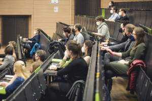 Eindrücke aus Hörsaal 6 (Bild - Matthias Piekacz)